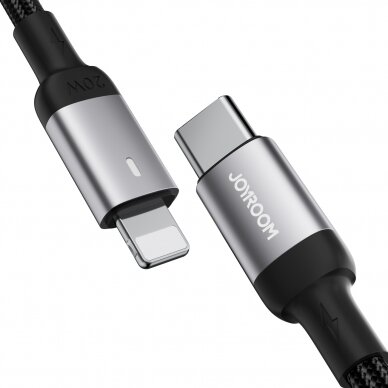 Joyroom cable USB C - Lightning 20W A10 Series 1.2 m Juodas (S-CL020A10) 5 Joyroom cable USB C - Lightning 20W A10 Series 1.2 m Juodas (S-CL020A10) 5