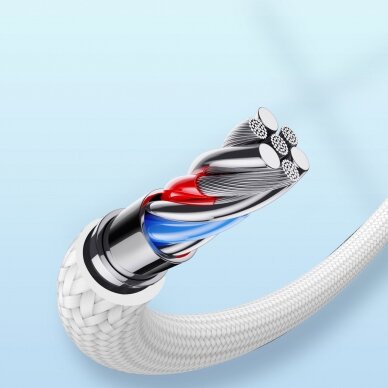 Joyroom cable USB - Lightning 2.4A A10 Series 1.2 m white (S-UL012A10) 7