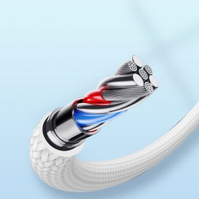 Joyroom cable USB - Lightning 2.4A A10 Series 2 m Baltas (S-UL012A10) 9