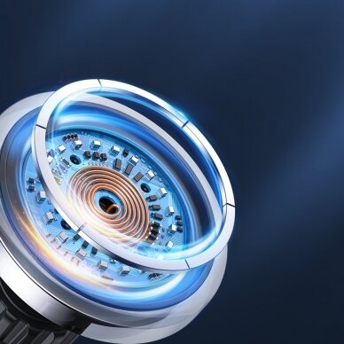 Laikiklis Joyroom Car Holder Qi Wireless Induction Charger 15W (MagSafe) Sidabrinis (JR-ZS291) 12 Laikiklis Joyroom Car Holder Qi Wireless Induction Charger 15W (MagSafe) Sidabrinis (JR-ZS291) 12