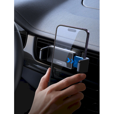 Joyroom JR-ZS377 automobilio telefono laikiklis skirtas oro grotelių montavimui – juodas 11