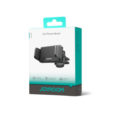 Joyroom JR-ZS377 automobilio telefono laikiklis skirtas oro grotelių montavimui – juodas 4