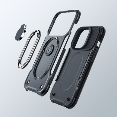 Dėklas Joyroom Dual Hinge iPhone 14 Pro Juodas 1 Dėklas Joyroom Dual Hinge iPhone 14 Pro Juodas 1