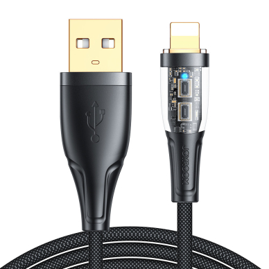 Joyroom fast charging cable with smart switch USB-A - Lightning 2.4A 1.2m Juodas (S-UL012A3) 9 Joyroom fast charging cable with smart switch USB-A - Lightning 2.4A 1.2m Juodas (S-UL012A3) 9