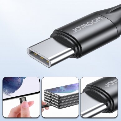 Kabelis Joyroom USB Type C - USB Type C PD 60W 2m Juodas (S-2030N1-60) 2