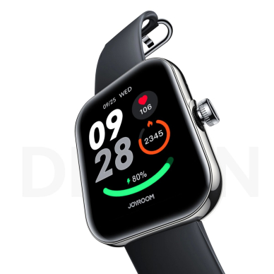 Joyroom JR-FT5 Plus Fit-Life išmanusis laikrodis su skambučių funkcija – juodas 6