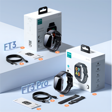 Laikrodis Joyroom Fit-Life Pro smartwatch Tamsiai Pilkas (JR-FT3) 8 Laikrodis Joyroom Fit-Life Pro smartwatch Tamsiai Pilkas (JR-FT3) 8