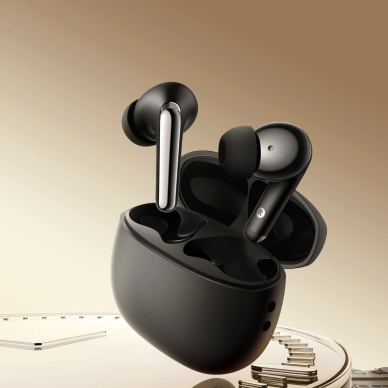 Joyroom JR-FN1 Funpods belaidės in-ear TWS Bluetooth 5.4 ANC ENC ausinės – juodos 10