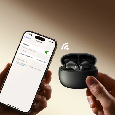 Joyroom JR-FN1 Funpods belaidės in-ear TWS Bluetooth 5.4 ANC ENC ausinės – juodos 13