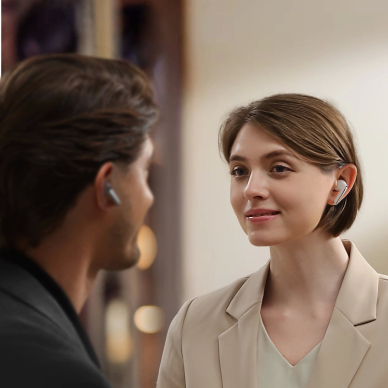 Joyroom JR-FN1 Funpods belaidės in-ear TWS Bluetooth 5.4 ANC ENC ausinės – baltos 12