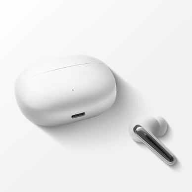 Joyroom JR-FN1 Funpods belaidės in-ear TWS Bluetooth 5.4 ANC ENC ausinės – baltos 4
