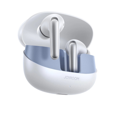 Joyroom JR-FN2 Funpods in-ear TWS ausinės su Bluetooth 5.4, ANC funkcija, IP54 apsauga – baltos