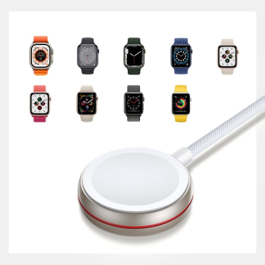 Indukcinis įkroviklis Joyroom S-IW011 skirtas Apple Watch 1.2m – baltas 10 Indukcinis įkroviklis Joyroom S-IW011 skirtas Apple Watch 1.2m – baltas 10