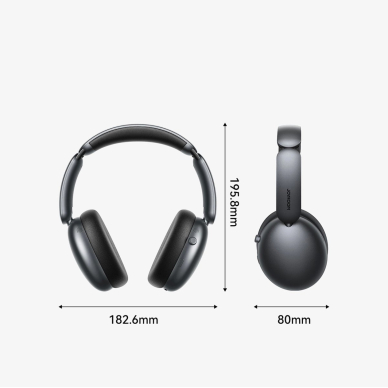 Joyroom JR-JH1 J-Head Series belaidės ausinės su ANC Bluetooth – juodos 16