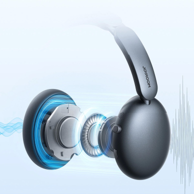 Joyroom JR-JH1 J-Head Series belaidės ausinės su ANC Bluetooth – juodos 7