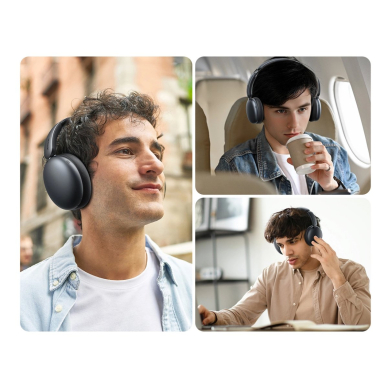 Joyroom JR-JH1 J-Head Series belaidės ausinės su ANC Bluetooth – juodos 8