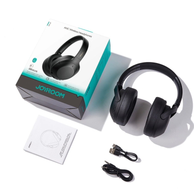 Joyroom JR-JH2 J-Head Series belaidės ausinės su ANC Bluetooth – juodos 8
