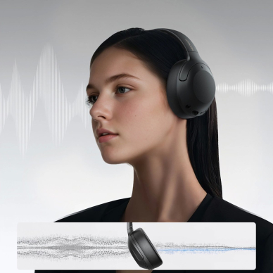Joyroom JR-JH2 J-Head Series belaidės ausinės su ANC Bluetooth – juodos 9