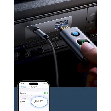 Joyroom JR-CB7 belaidis automobilinis imtuvas – pilkas 8