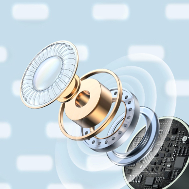 Joyroom JR-EC06 USB-C in-ear ausinės – pilkos 9