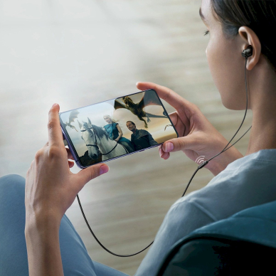 Joyroom JR-EC06 USB-C in-ear ausinės – pilkos 10