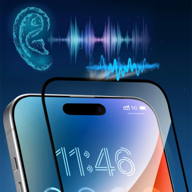 Joyroom JR-MAR0318 antirefleksinis grūdintas stiklas skirtas iPhone 16 Pro Max 7