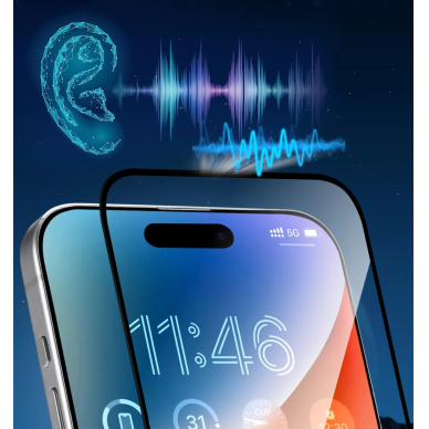 Joyroom JR-MKN0313 Corning Eyecare grūdintas stiklas skirtas iPhone 15 Plus/16 Plus 10