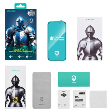 Joyroom JR-MKN0313 Corning Eyecare grūdintas stiklas skirtas iPhone 15 Plus/16 Plus 2 Joyroom JR-MKN0313 Corning Eyecare grūdintas stiklas skirtas iPhone 15 Plus/16 Plus 2