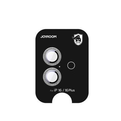 Joyroom JR-MSF0299 apsauginis stiklas objektyvams iPhone 16/16 Plus – sidabrinė