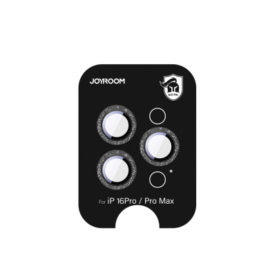 Joyroom JR-MSF0303 stiklo apsauga objektyvams iPhone 16 Pro/16 Pro Max – juoda