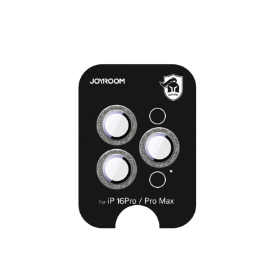 Joyroom JR-MSF0305 apsauginis stiklas objektyvams iPhone 16 Pro/16 Pro Max – titano spalvos