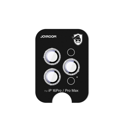Joyroom JR-MSJ0309 apsauginis stiklas objektyvams iPhone 16 Pro/16 Pro Max – titano spalvos
