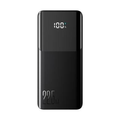 Joyroom JR-PBF19 22.5W 10000mAh išorinė baterija su dviem integruotais kabeliais – juoda 1