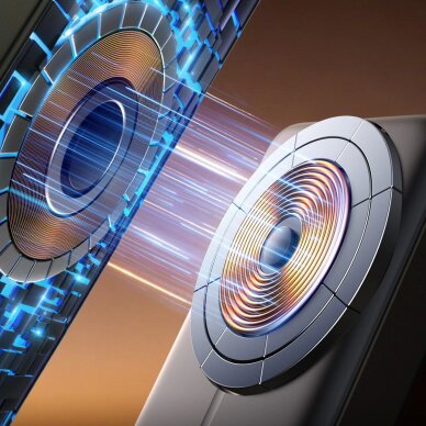 Išorinė baterija Power Bank Joyroom JR-PBM02 22.5W 10000mAh 3in1 magnetinis MagSafe suderinamas su įmontuotu kabeliu – juoda 2