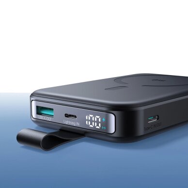 Išorinė baterija Power Bank Joyroom JR-PBM11 10000mAh 22.5W Qi2, MagSafe suderinama, su stovu – juoda 9