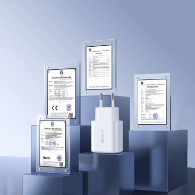 Joyroom JR-TCF12 tinklo įkroviklis 2x USB-C 20W PD / QC 3.0 – baltas 14