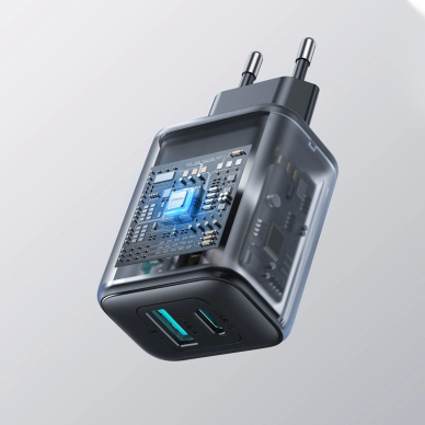 Joyroom JR-TCF13 tinklo įkroviklis USB-C / USB-A 25W SFC / PPS / PD – juodas 12