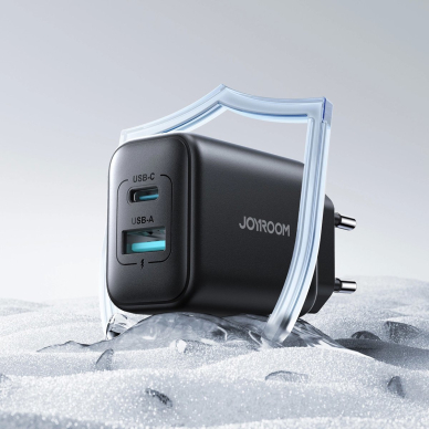 Joyroom JR-TCF13 tinklo įkroviklis USB-C / USB-A 25W SFC / PPS / PD – juodas 13