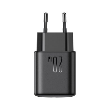 Sieninis įkroviklis Joyroom JR-TCF20 USB-C PD 20W – juodas 1 Sieninis įkroviklis Joyroom JR-TCF20 USB-C PD 20W – juodas 1