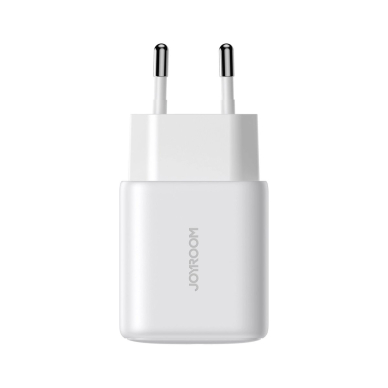 Joyroom JR-TCF21 tinklo įkroviklis USB-C / USB-A 20W PD / QC 3.0 – baltas 4 Joyroom JR-TCF21 tinklo įkroviklis USB-C / USB-A 20W PD / QC 3.0 – baltas 4