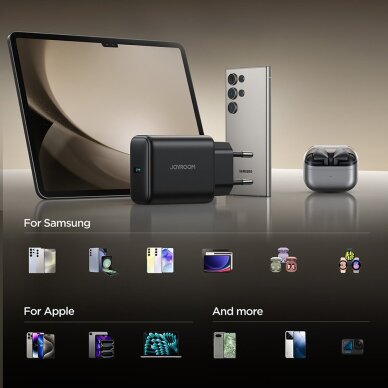 Sieninis įkroviklis Joyroom JR-TCG13 45W GaN skirtas Samsung Ultra – juodas 13 Sieninis įkroviklis Joyroom JR-TCG13 45W GaN skirtas Samsung Ultra – juodas 13