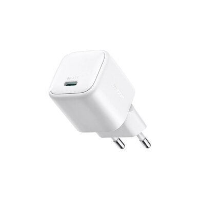 Sieninis įkroviklis Joyroom JR-TCG15 Mini 30W GaN USB-C – baltas
