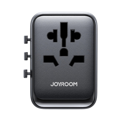 Joyroom JR-TCW01 kelioninis adapteris Universal 17W EU / US / UK / JP / AU / CN – juodas 1