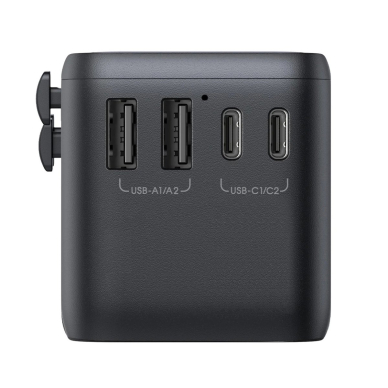 Joyroom JR-TCW02 65W kelioninis adapteris Universal EU / US / JP / AU / UK / CN – juodas 4