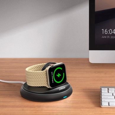 Joyroom JR-W12 sulankstomas indukcinis įkroviklis skirtas Apple Watch – juodas 10