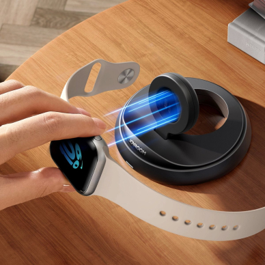 Joyroom JR-W12 sulankstomas indukcinis įkroviklis skirtas Apple Watch – juodas 9