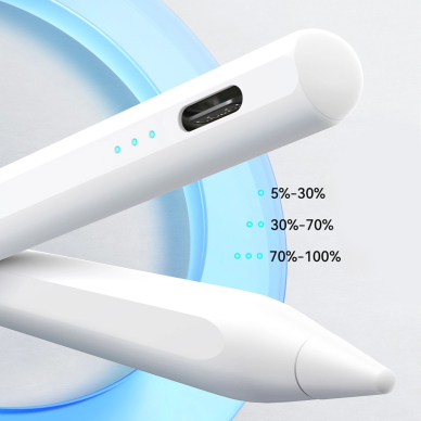 Joyroom JR-X15 aktyvus rašiklis 130mAh su USB-C įkrovimu – baltas 12