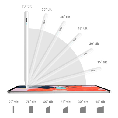 Joyroom JR-X15 aktyvus rašiklis 130mAh su USB-C įkrovimu – baltas 8