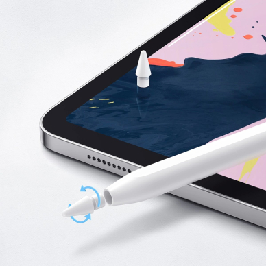 Joyroom JR-X15 aktyvus rašiklis 130mAh su USB-C įkrovimu – baltas 9