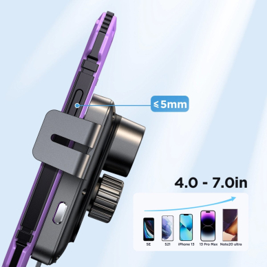 Joyroom JR-ZS219 elektrinis laikiklis ant prietaisų skydelio su 15W indukciniu įkrovikliu – juodas 11